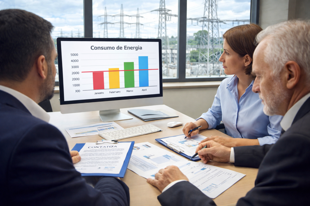 Empresas analisando requisitos de demanda para entrar no Mercado Livre de Energia no Brasil