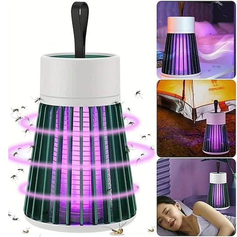 Luminária abajur mata mosquito com luz ultravioleta para uso interno
